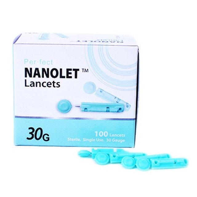 동방 나노렛란셋 사혈침 30G 100개입 채혈침 니들 바늘