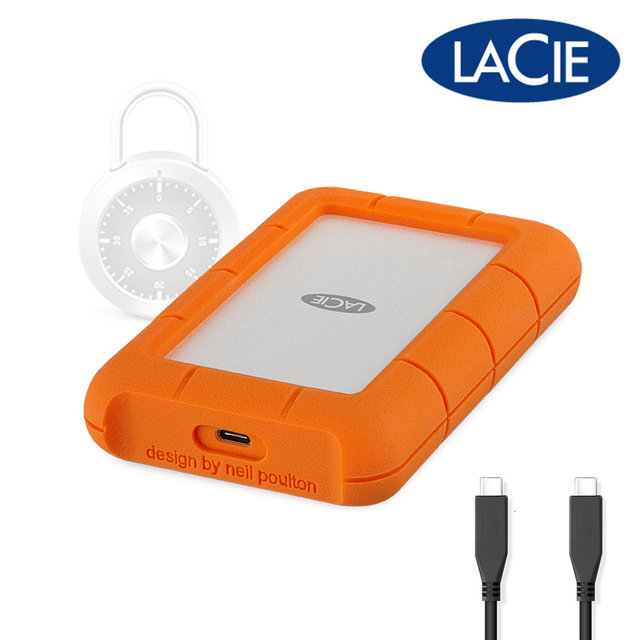 LaCie Rugged SECURE USB-C 2TB 라씨 외장하드 [3년보증정품+데이터복구]