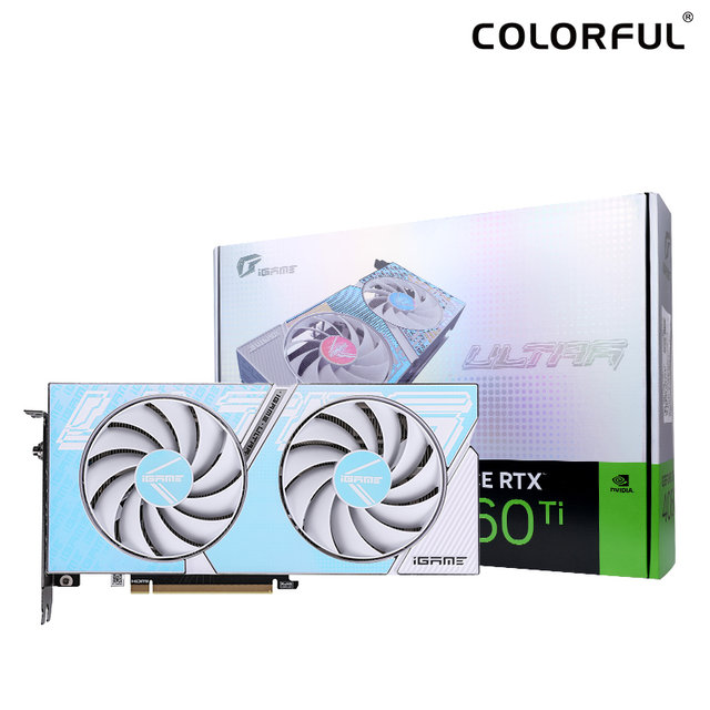 COLORFUL iGame 지포스 RTX 4060 Ti ULTRA DUO OC White D6 8GB