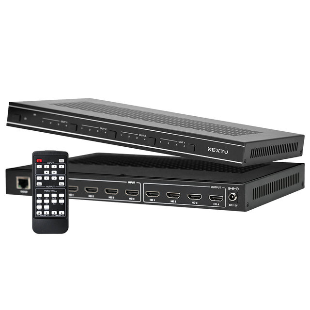 매이빈 4x4 HDMI2.0 비디오월 심리스 매트릭스 HV5435SW