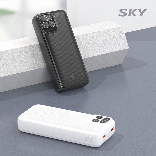 스카이 필 22.5W 고속 충전 LCD잔량표시 20000mAh 대용량 보조배터리 PD30 USB C타입 갤럭시 아이폰 기내반입