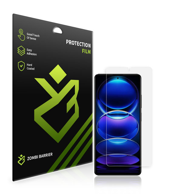 샤오미 레드미 노트 12 프로 플러스 퓨어저반사 지문방지 액정보호필름 2매