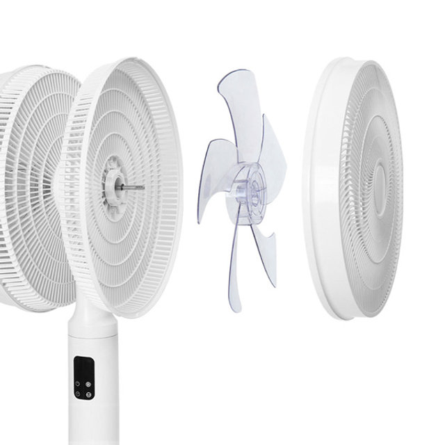 짐머만 듀얼헤드 양방향 BLDC 리모컨 선풍기 ZMDF-16035DC / 12형 5엽날개 360도 더블헤드 입체회전 12단계 풍량조절