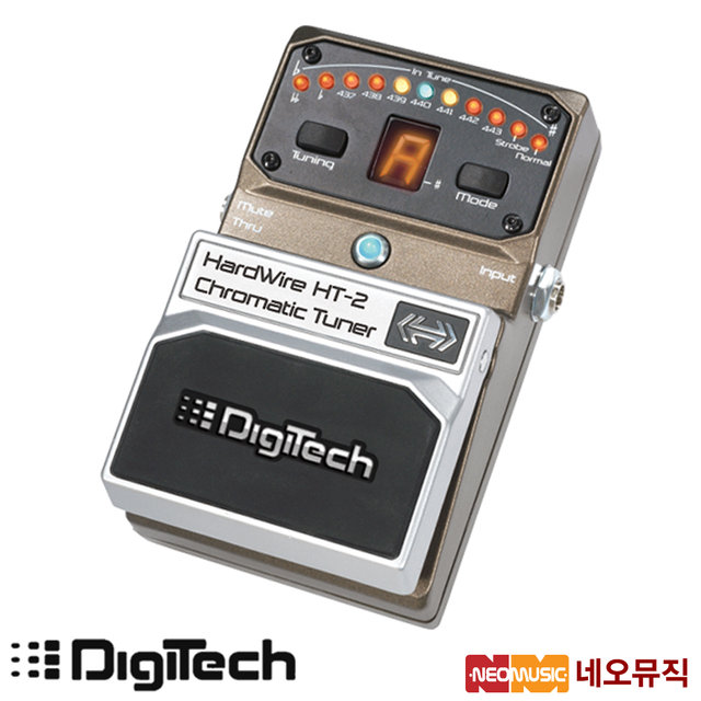 디지텍 기타 튜너 HARDWIRE HT-2 (크로메틱튜너)