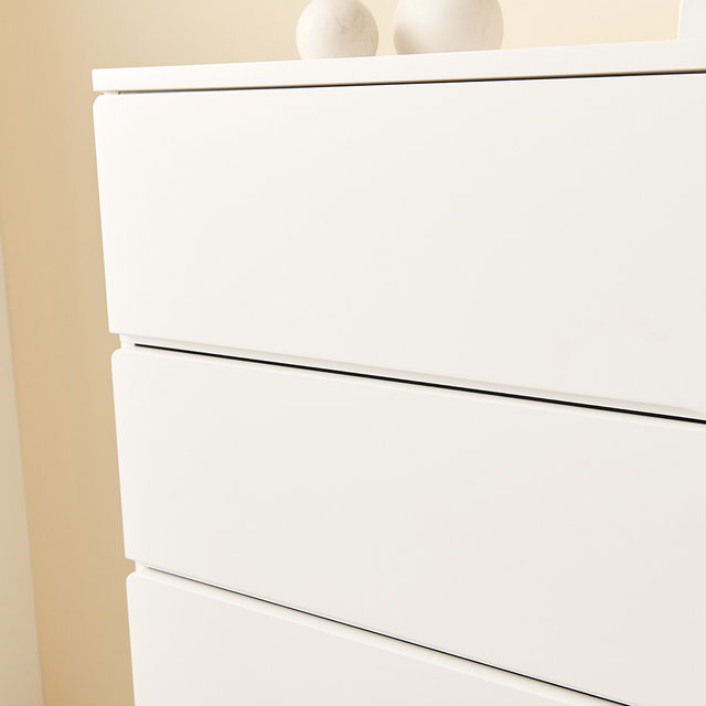 라엘 높은 서랍장 5단 옷정리 드레스룸 화이트 틈새 옷서랍 수납 800