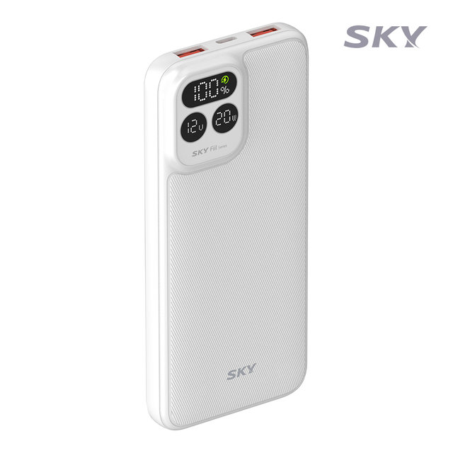 [임직원] 스카이 필 PD10 22.5W 고속 충전 LCD 잔량표시 10000mAh 보조배터리