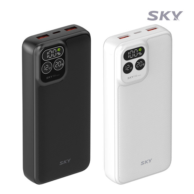 [임직원] 스카이 필 PD20 22.5W 고속 충전 LCD 잔량표시 20000mAh 대용량 보조배터 