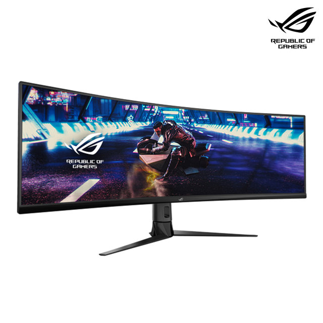 ASUS ROG STRIX XG49VQ 124Cm(49) 32:9 VA 커브드 1800R 3840x1080 DFHD 144Hz 울트라와이드 게이밍 모니터 