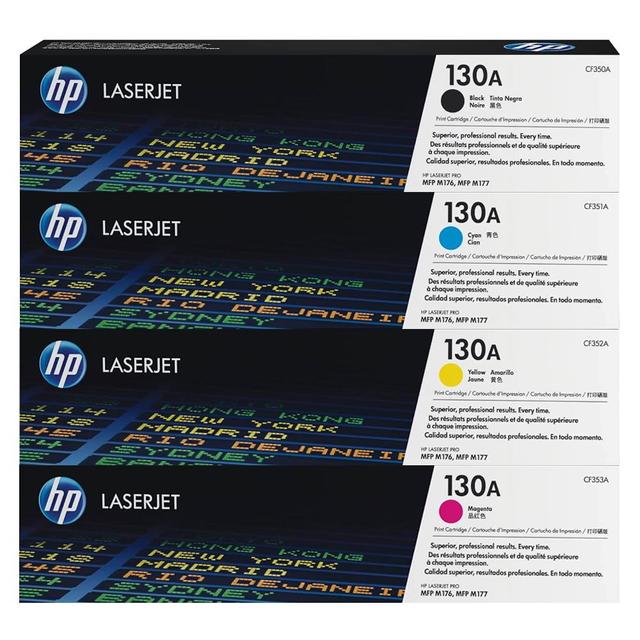 정품토너 HP130A/CF350A/CF351A/CF352A/CF353A 4색SET M176/M177 