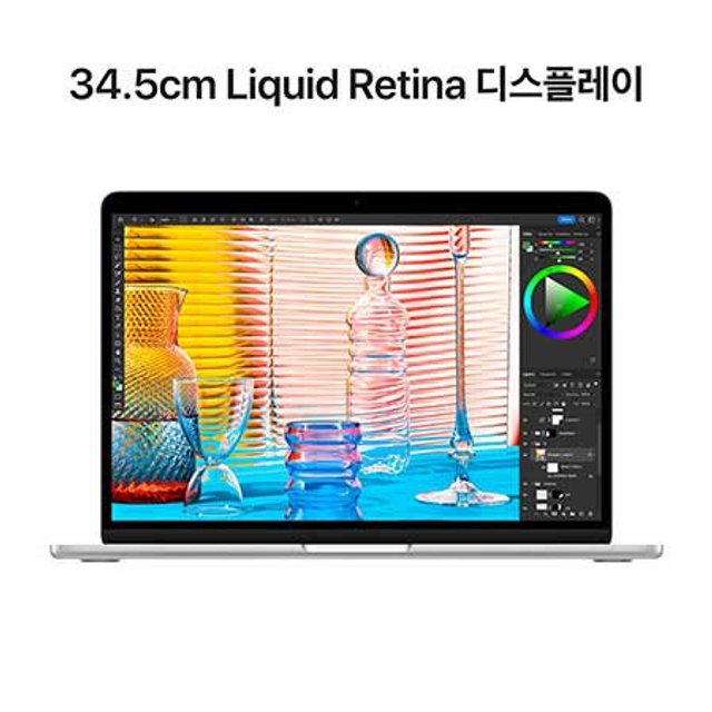 [장기할부] *맥북에어13 M2 GPU 10코어 RAM 8GB SSD 512GB 미드나이트 ／ Apple 노트북
