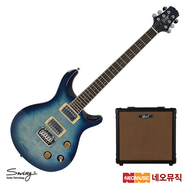 스윙 일렉 기타+엠프 SWING CS-100s (PRS 타입)