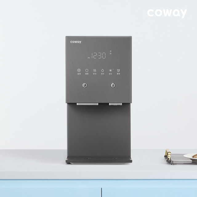 코웨이 아이콘 얼음 정수기 CHPI-7400N 아이스 그레이 3년 케어십