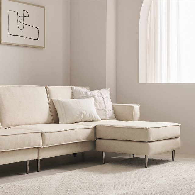 [비밀특가] 데이먼스 4인용 기능성 아쿠아텍스 이지클린 패브릭소파 (스툴 미포함)