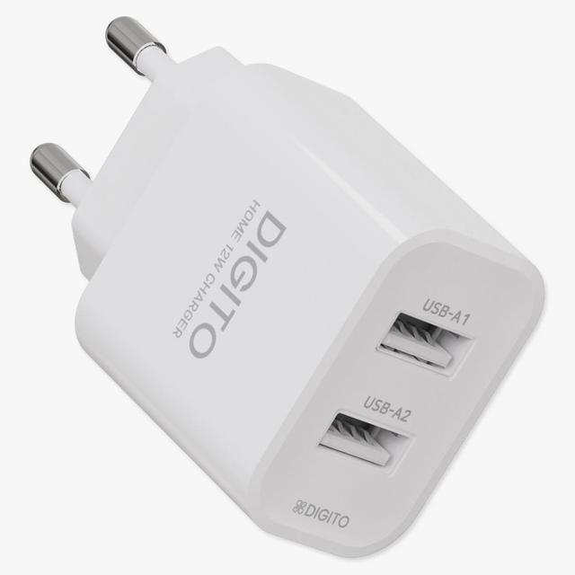 가정용 12W USB 듀얼 분리형 2포트 고속 충전기