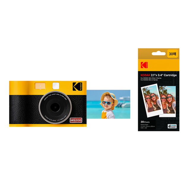 코닥 미니샷2 ERA 패키지[MS200+38매]휴대용 포토프린터