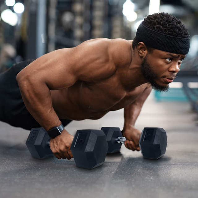 아이워너 냄새 안나는 PEV 육각 아령 12kg 1개 덤벨