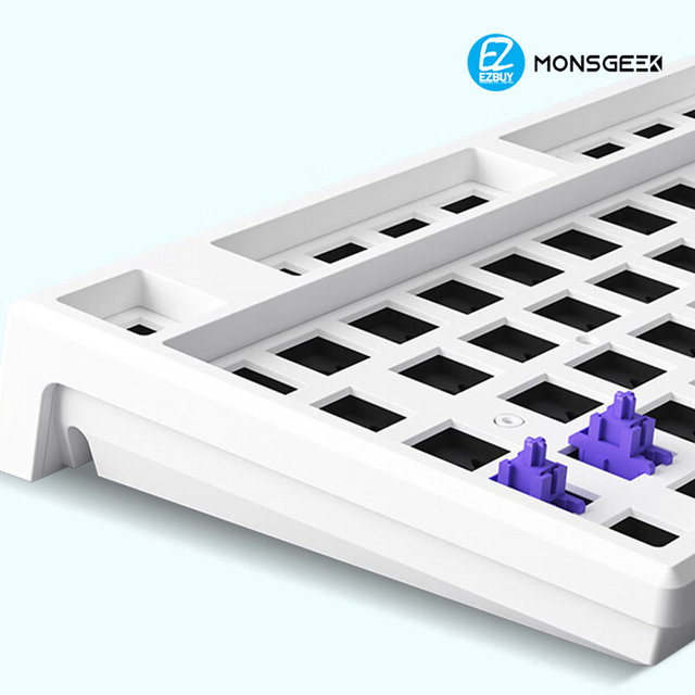 [해외직구] MONSGEEK MG108W 몬스긱 핫스왑 기계식 키보드 커스텀 하우징 DIY 108키