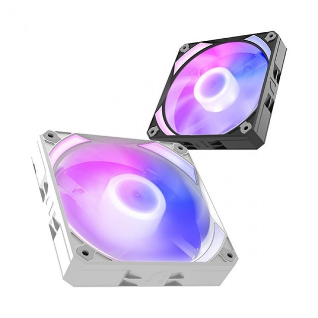 앱코 엣지 듀얼 120 ARGB 스마트쿨링 케이스 120mm 쿨링 팬