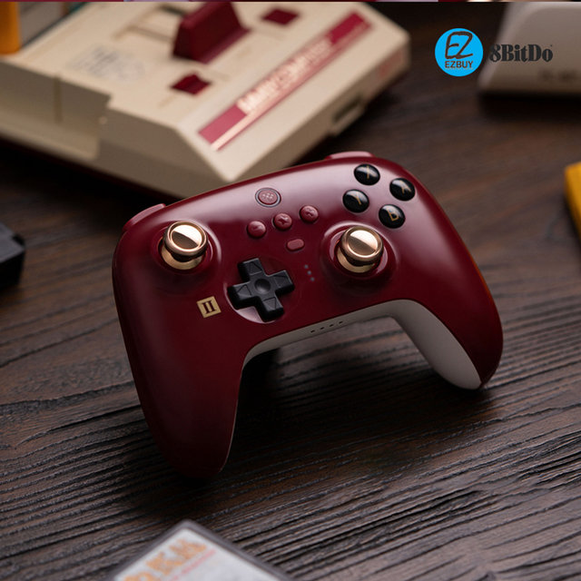[해외직구] 8bitdo 얼티메이트 컨트롤러 FC 40주년 기념 특별판 게임패드 F40 NS버전