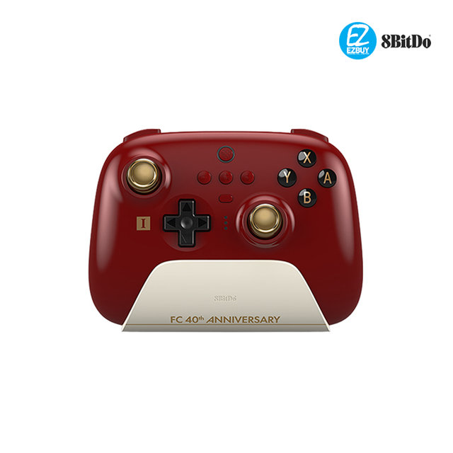 [해외직구] 8bitdo 얼티메이트 컨트롤러 FC 40주년 기념 특별판 게임패드 F40 NS버전