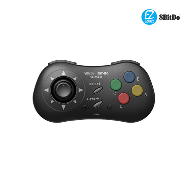 [해외직구] 8BitDo 네오지오 무선 컨트롤러 SNK 공식 라이센스 / SNK 콜라보 / 킹오파 컨트롤러 블랙