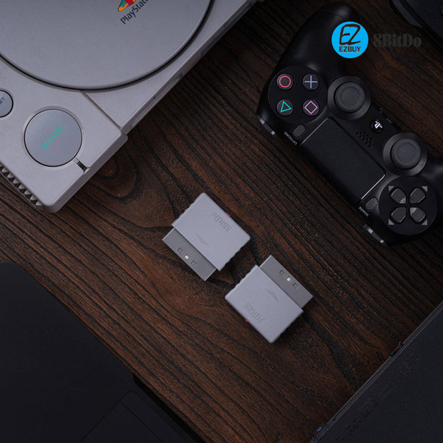 [해외직구] 8BitDo 플레이 스테이션 블투투스 리시버 PS1 PS2 윈도우 레트로 수신기