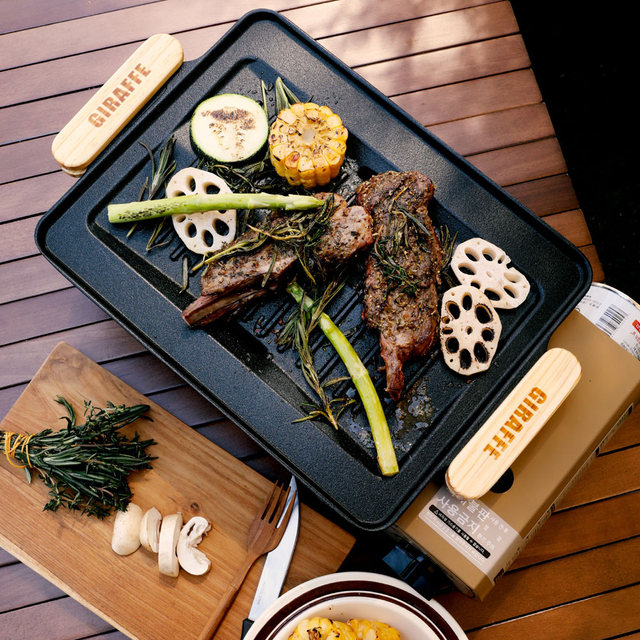 지라프 구이바다 부르스타 가스버너 캠핑용 탄컬러 M