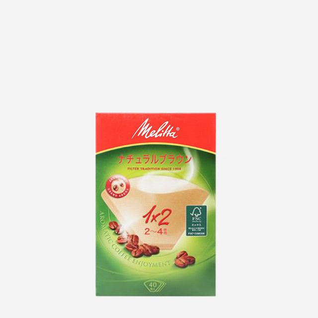 멜리타 아로마 내츄럴 필터 1x2 40매 - 옐로우