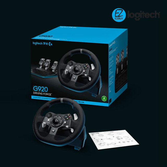 [해외직구] 로지텍 G920 드라이빙 포스 레이싱휠 포스피드백 XBOX 정품