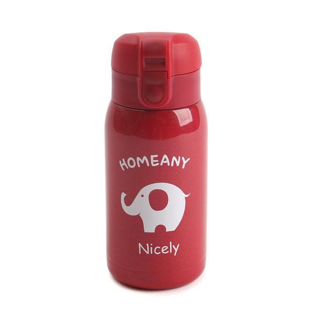 홈애니 원터치 보온보냉병 300ml 레드