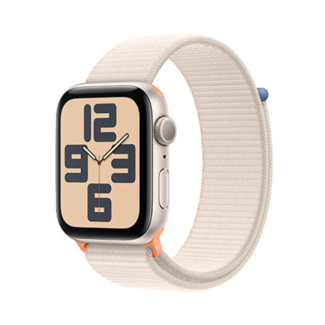 애플워치 SE2 44mm, GPS (스타라이트 알루미늄, 스타라이트 스포츠루프) - [MRE63KH/A]
