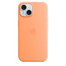 MacSafe형 아이폰15 실리콘케이스 오렌지소르베