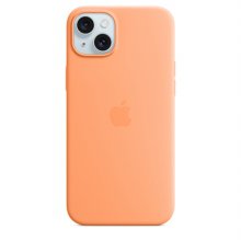 MacSafe형 아이폰15 플러스 실리콘케이스 오렌지소르베