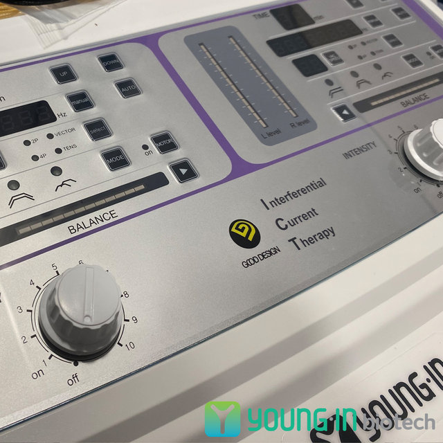 영인바이오텍 국내생산 2인용 저주파자극기 IN-2300 간섭파형 병원용 간섭파치료기