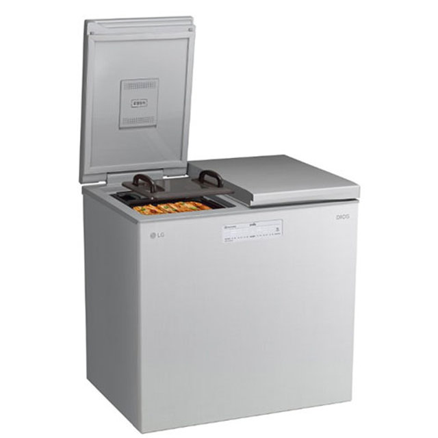 디오스 뚜껑형 김치냉장고 K223LW121 (217L, 린넨 화이트, 1등급)