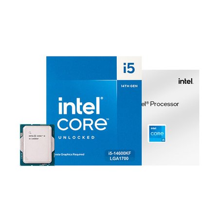 정품박스 인텔 코어 i5-14600KF CPU 랩터레이크 리프레시