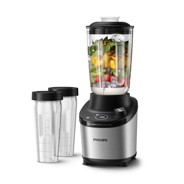 초고속 블렌더 믹서기 HR-3760_2 [2L／원터치다이얼／12단계 속도조절]