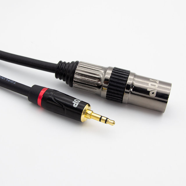 HDTOP 국산 제작 3.5 스테레오 TO XLR 수 케이블 3M HT-TP249