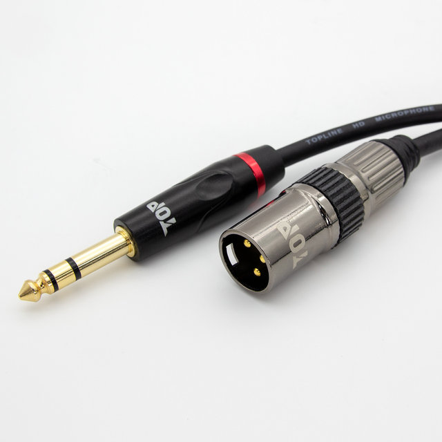 HDTOP 국산 제작 5.5 스테레오 TO XLR 수 케이블1.5M HT-TP347
