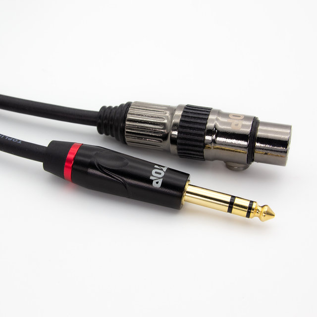 HDTOP 국산 제작 5.5 스테레오 TO XLR 암 케이블 1M HT-TP332