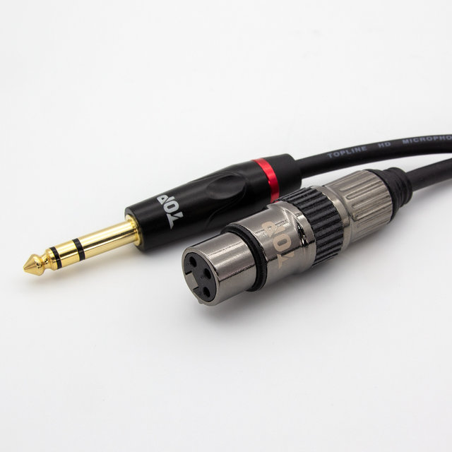 HDTOP 국산 제작 5.5 스테레오 TO XLR 암 케이블 1.5M HT-TP333