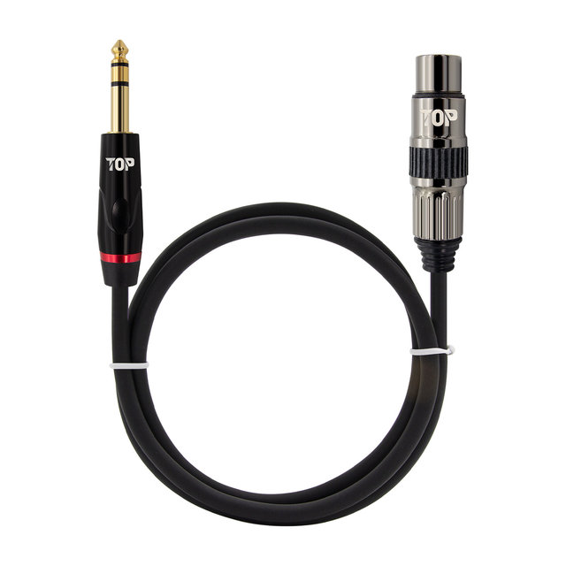 HDTOP 국산 제작 5.5 스테레오 TO XLR 암 케이블 1.5M HT-TP333