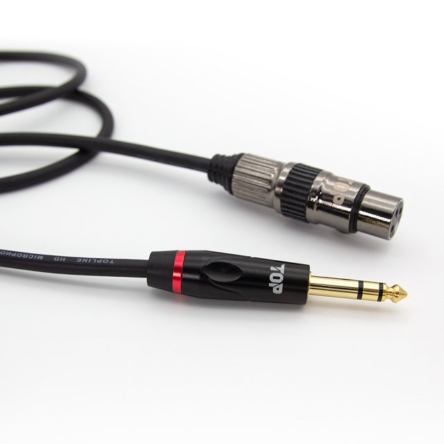 HDTOP 국산 제작 5.5 스테레오 TO XLR 암 케이블 0.5M HT-TP331
