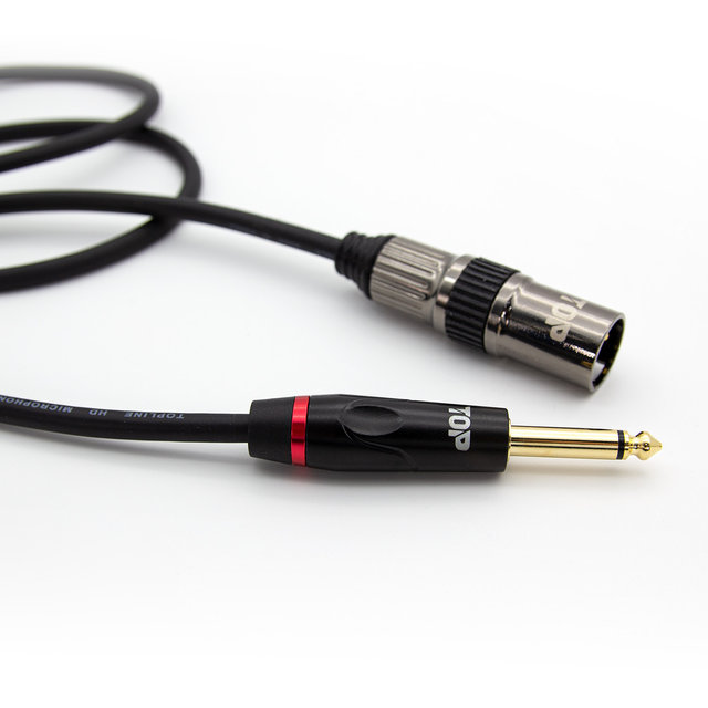 HDTOP 국산 제작 5.5 모노 TO XLR 수 케이블 3M HT-TP307