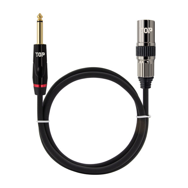 HDTOP 국산 제작 5.5 모노 TO XLR 수 케이블 30M HT-TP314