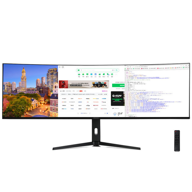 크로스오버 49DQHD9 IPS BLACK USB-C 듀얼QHD 슈퍼울트라와이드