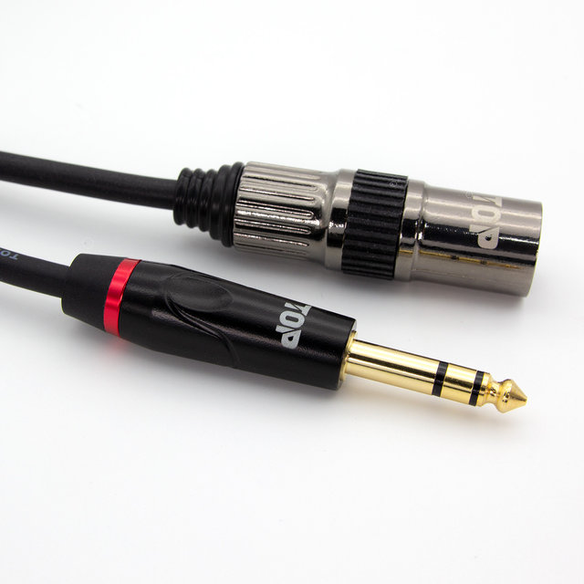 HDTOP 국산 제작 5.5 스테레오 TO XLR 수 케이블0.5M HT-TP345