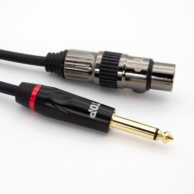 HDTOP 국산 제작 5.5 모노 TO XLR 암 케이블 2M HT-TP292