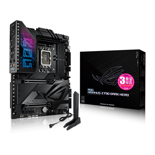 ASUS ROG MAXIMUS Z790 DARK HERO STCOM 에이수스 컴퓨터 PC 게이밍 메인보드 인텔 14세대 13세대 CPU추천
