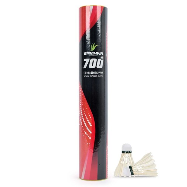 삼화 700 플러스 동호인 게임용 배드민턴공 셔틀콕